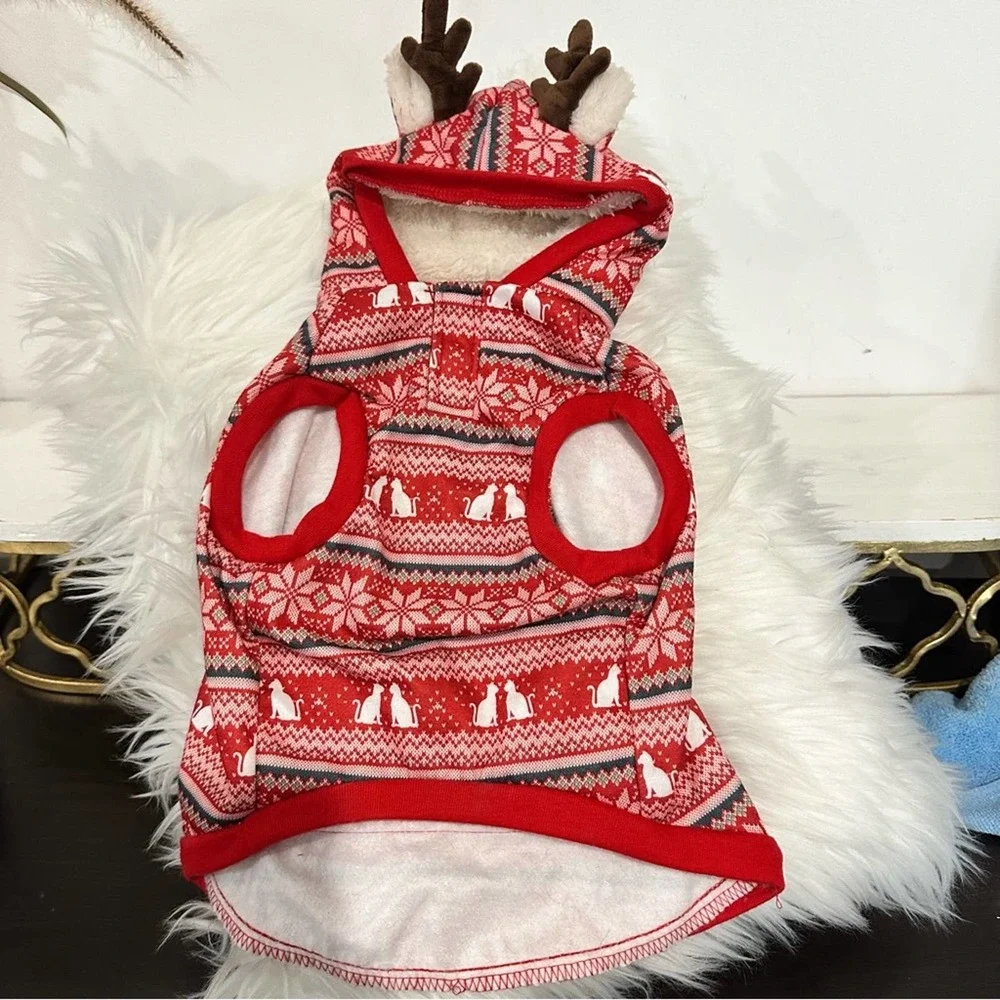 Pet Hoodie Sherpa Lined